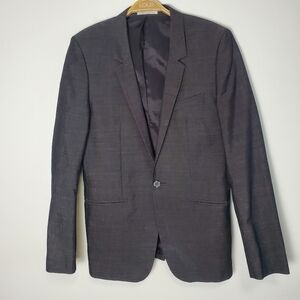 Zara Man Cotton and Mohair Blend Sport Blazer Coat with Modern Slim Fit